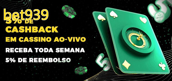 Promoções do cassino ao Vivo bet939